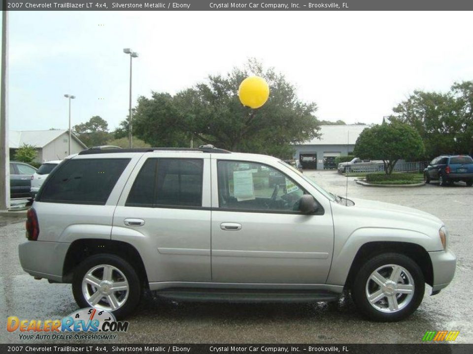 2007 Chevrolet TrailBlazer LT 4x4 Silverstone Metallic / Ebony Photo #10