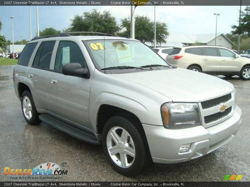 2007 Chevrolet TrailBlazer LT 4x4 Silverstone Metallic / Ebony Photo #11