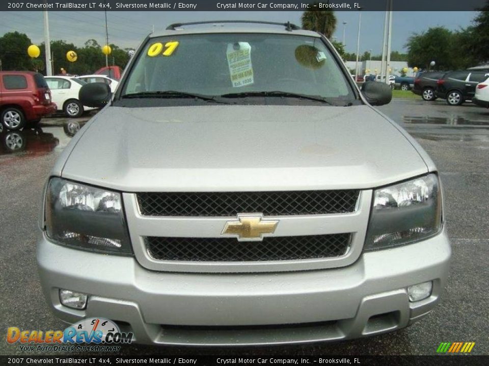 2007 Chevrolet TrailBlazer LT 4x4 Silverstone Metallic / Ebony Photo #13
