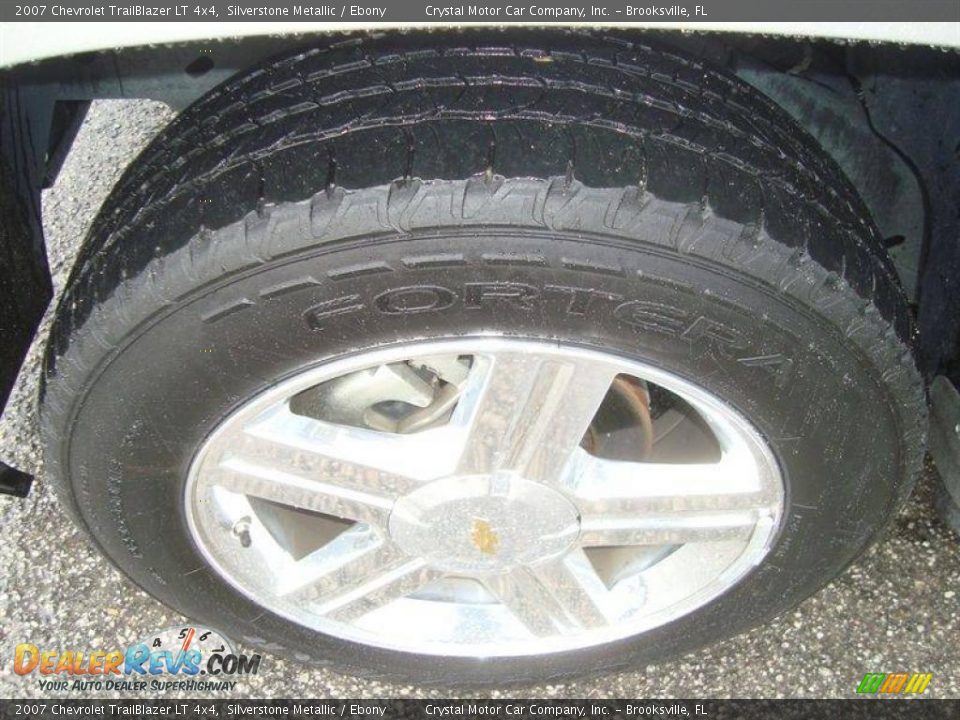 2007 Chevrolet TrailBlazer LT 4x4 Silverstone Metallic / Ebony Photo #14