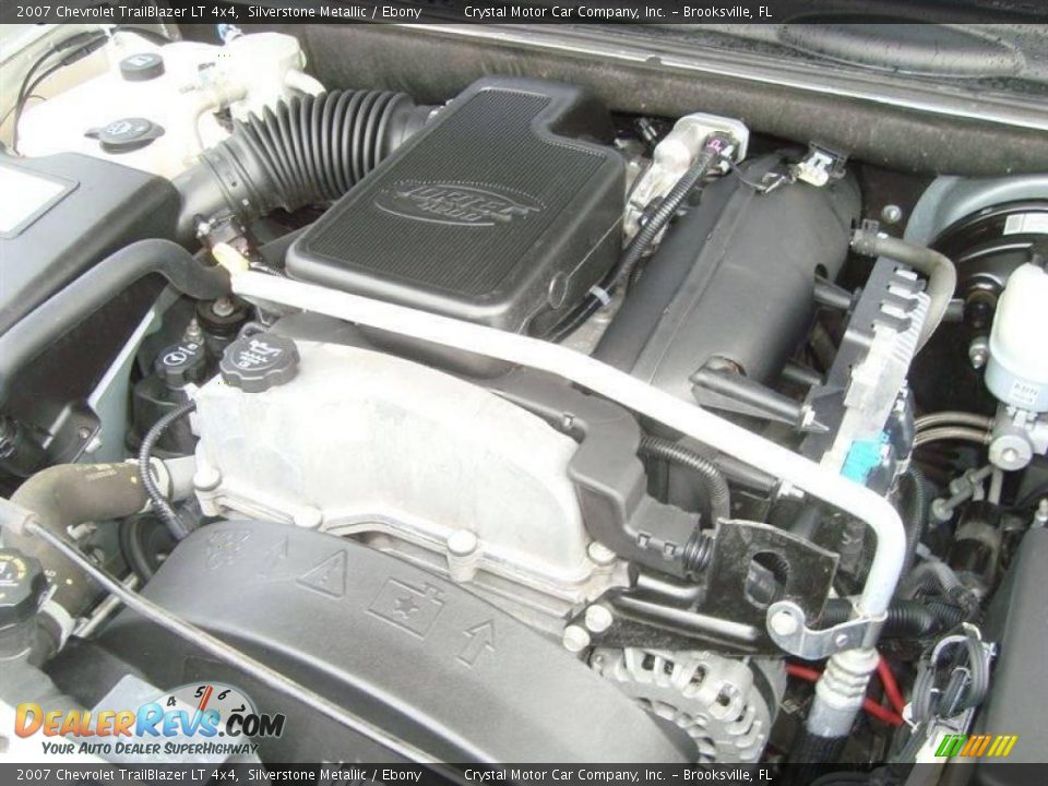 2007 Chevrolet TrailBlazer LT 4x4 Silverstone Metallic / Ebony Photo #16