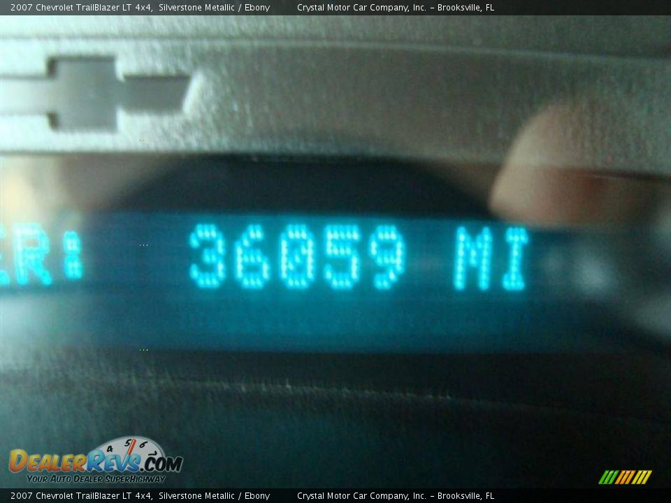 2007 Chevrolet TrailBlazer LT 4x4 Silverstone Metallic / Ebony Photo #18