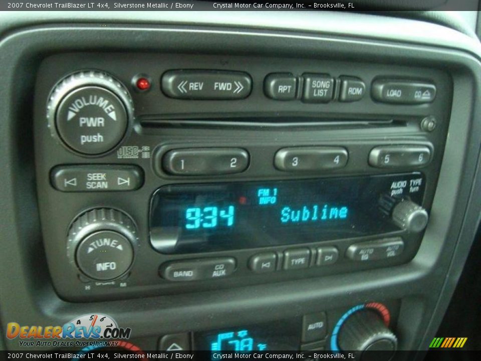 2007 Chevrolet TrailBlazer LT 4x4 Silverstone Metallic / Ebony Photo #19