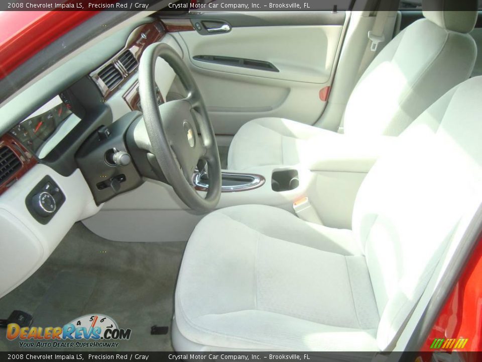 2008 Chevrolet Impala LS Precision Red / Gray Photo #4