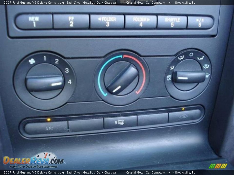 2007 Ford Mustang V6 Deluxe Convertible Satin Silver Metallic / Dark Charcoal Photo #19