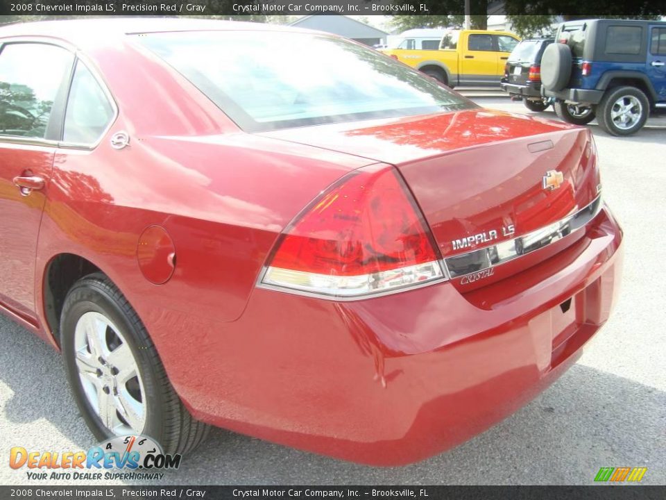 2008 Chevrolet Impala LS Precision Red / Gray Photo #7