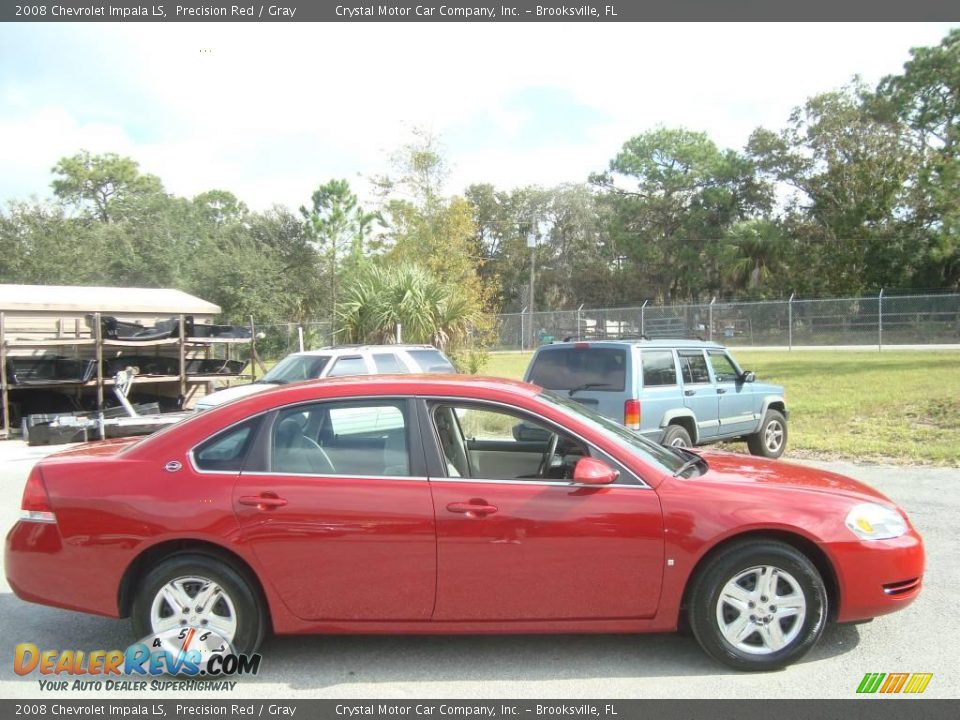 2008 Chevrolet Impala LS Precision Red / Gray Photo #9