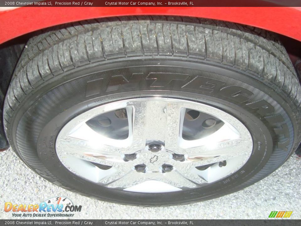 2008 Chevrolet Impala LS Precision Red / Gray Photo #13