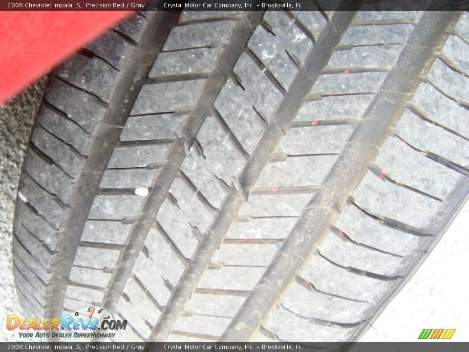 2008 Chevrolet Impala LS Precision Red / Gray Photo #14
