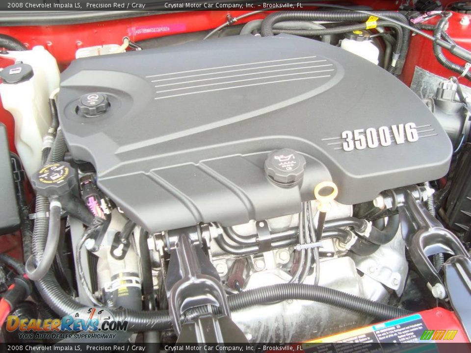 2008 Chevrolet Impala LS Precision Red / Gray Photo #15