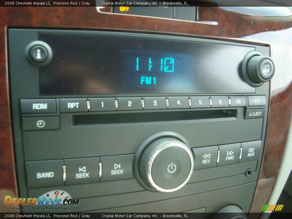 2008 Chevrolet Impala LS Precision Red / Gray Photo #18