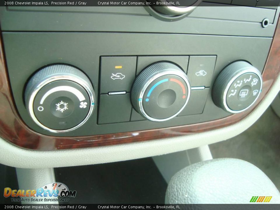 2008 Chevrolet Impala LS Precision Red / Gray Photo #19