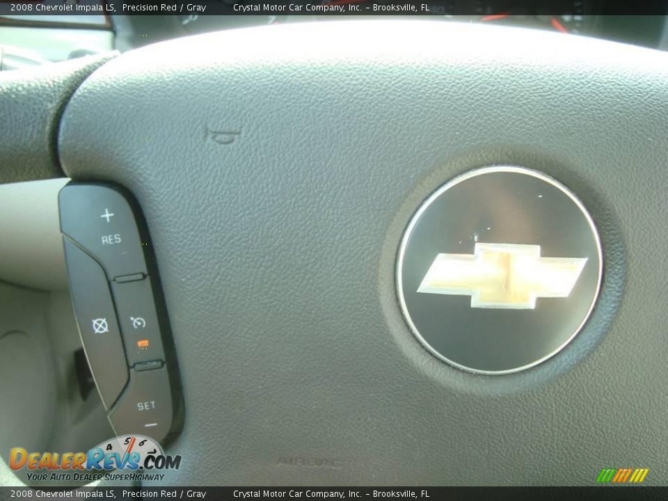 2008 Chevrolet Impala LS Precision Red / Gray Photo #20
