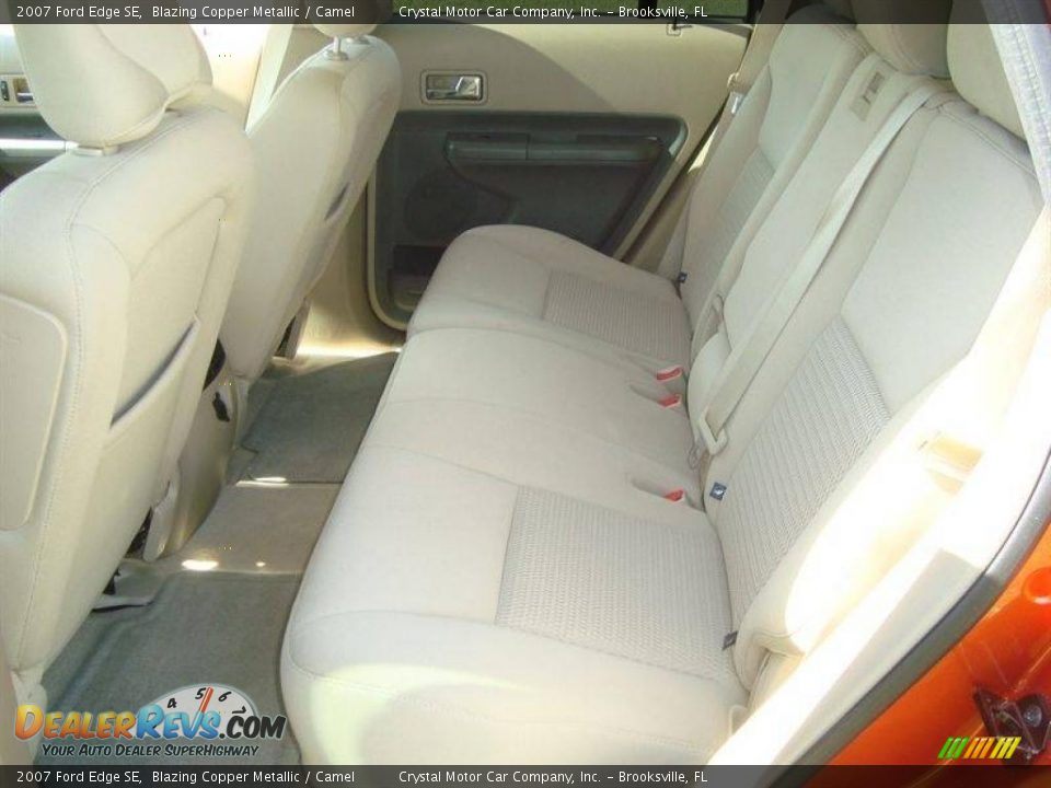 2007 Ford Edge SE Blazing Copper Metallic / Camel Photo #5