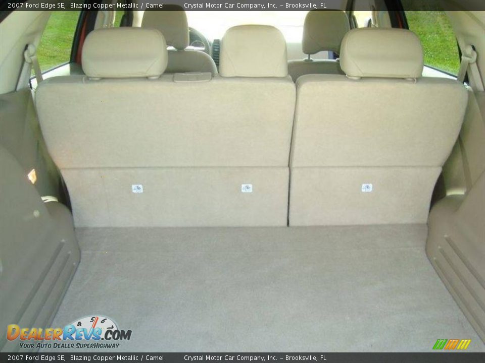 2007 Ford Edge SE Blazing Copper Metallic / Camel Photo #7