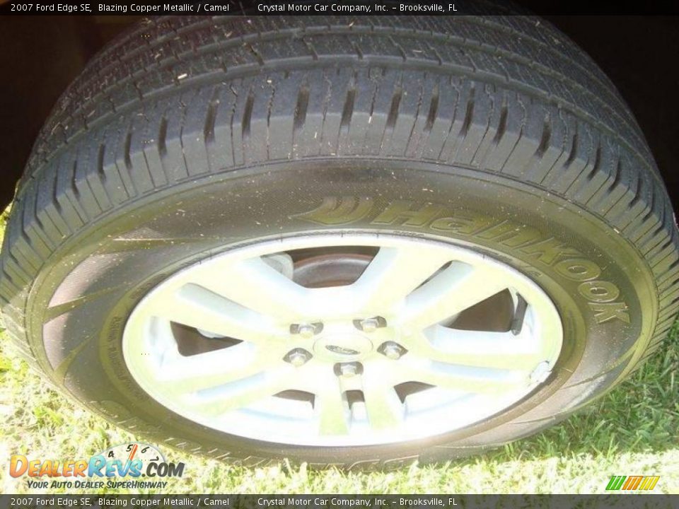 2007 Ford Edge SE Blazing Copper Metallic / Camel Photo #14