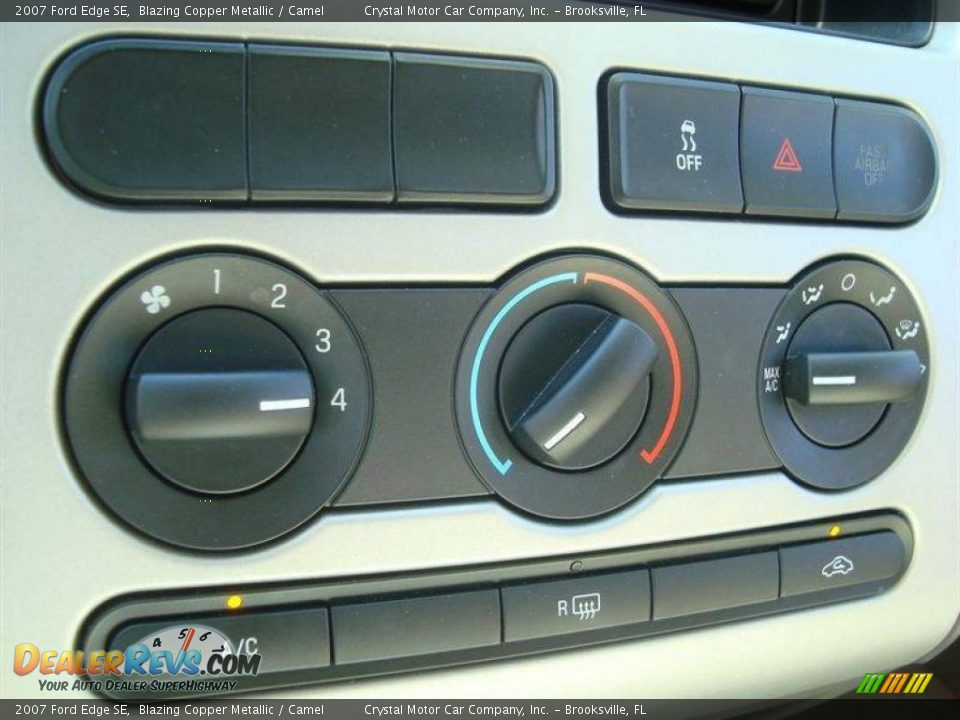 2007 Ford Edge SE Blazing Copper Metallic / Camel Photo #19