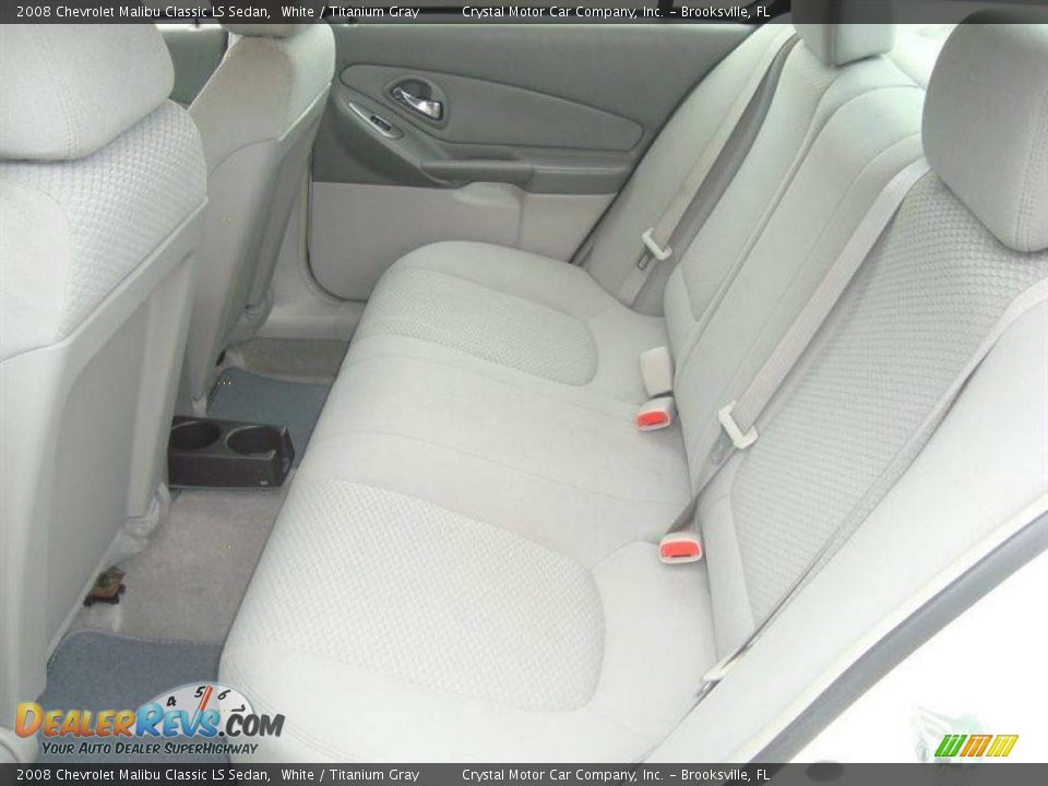 2008 Chevrolet Malibu Classic LS Sedan White / Titanium Gray Photo #5