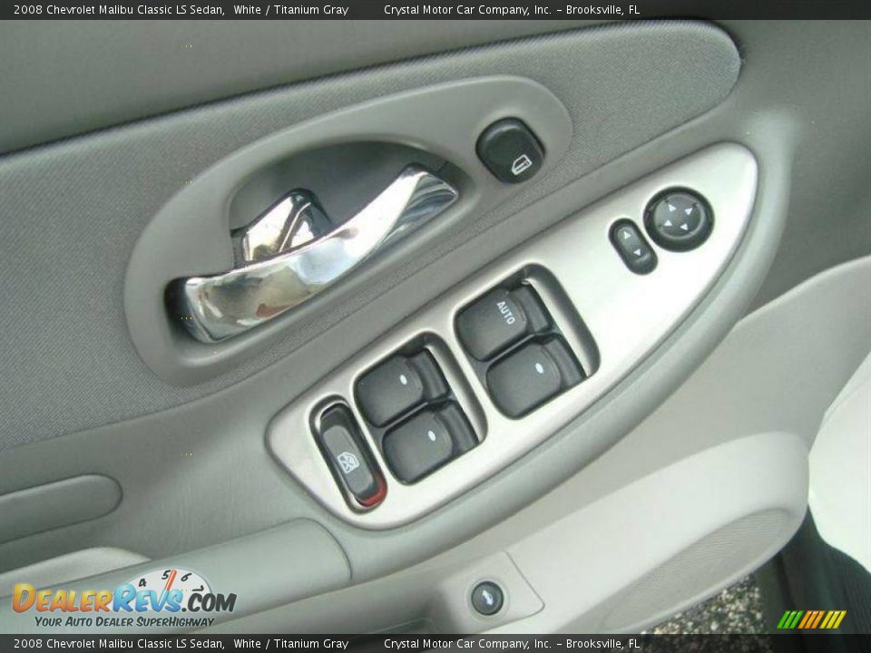 2008 Chevrolet Malibu Classic LS Sedan White / Titanium Gray Photo #16