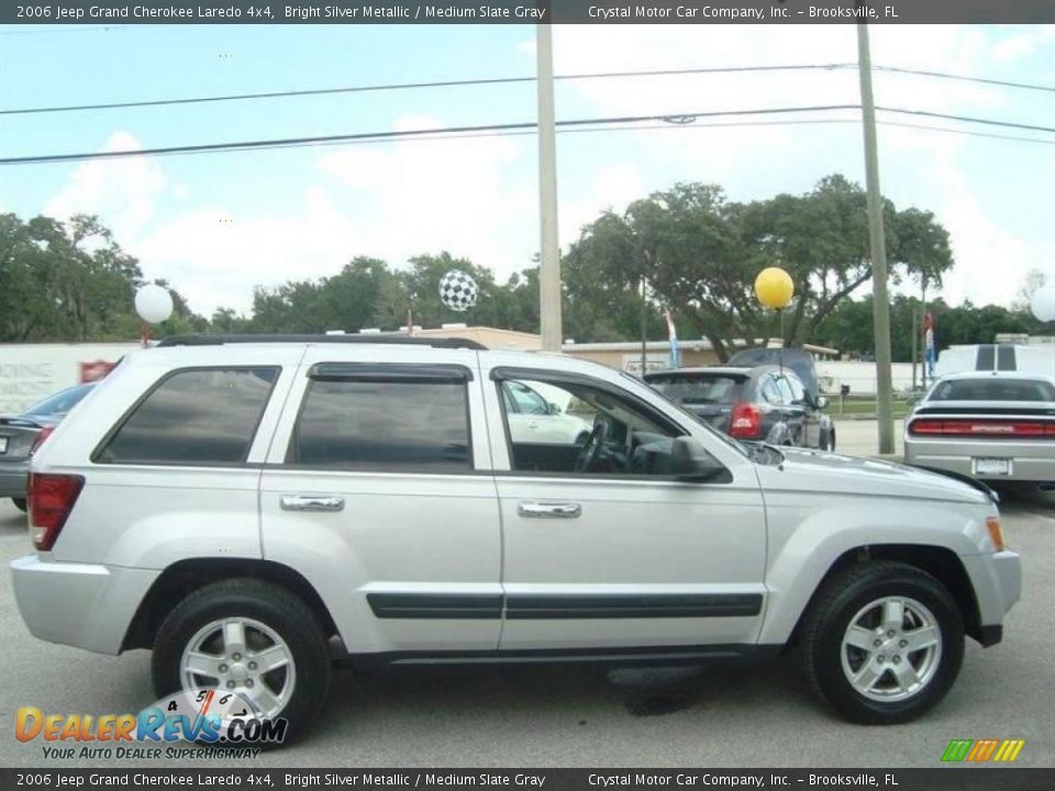 2006 Jeep Grand Cherokee Laredo 4x4 Bright Silver Metallic / Medium Slate Gray Photo #10