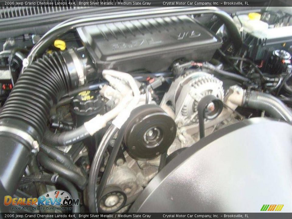 2006 Jeep Grand Cherokee Laredo 4x4 Bright Silver Metallic / Medium Slate Gray Photo #16