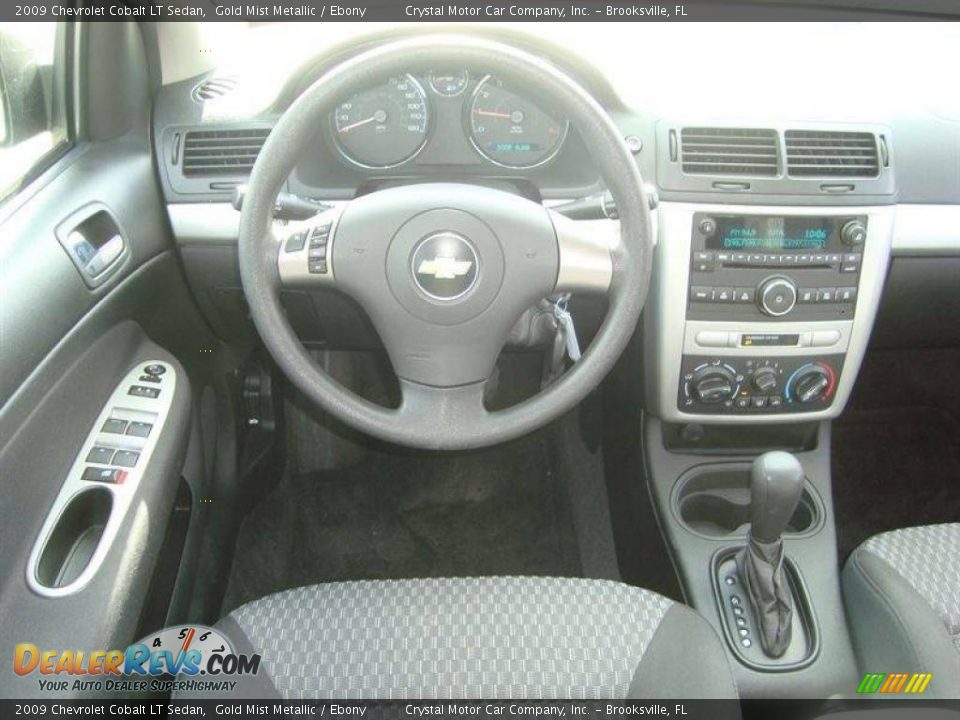 2009 Chevrolet Cobalt LT Sedan Gold Mist Metallic / Ebony Photo #6