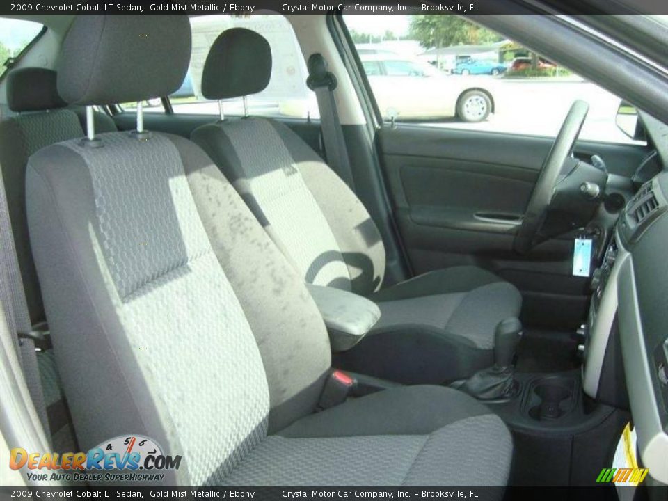 2009 Chevrolet Cobalt LT Sedan Gold Mist Metallic / Ebony Photo #11