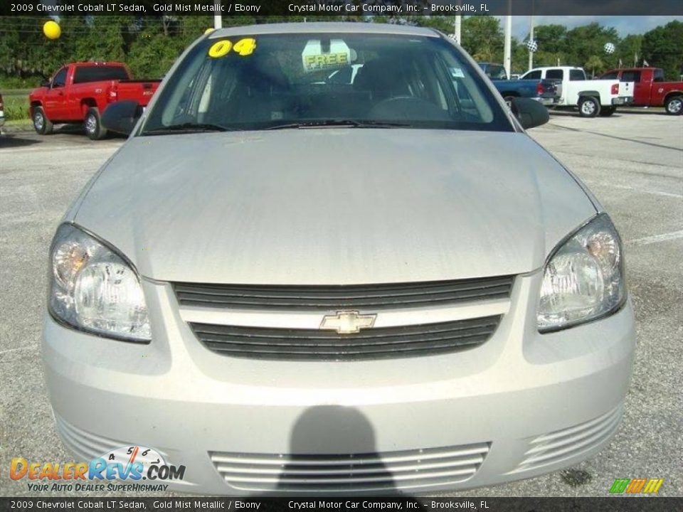 2009 Chevrolet Cobalt LT Sedan Gold Mist Metallic / Ebony Photo #12