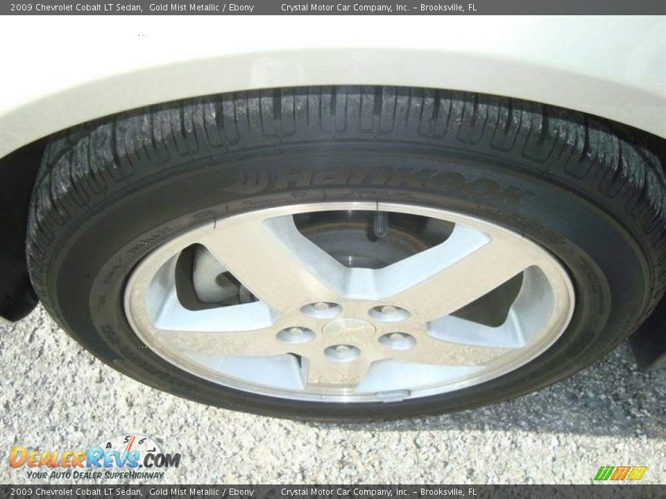 2009 Chevrolet Cobalt LT Sedan Gold Mist Metallic / Ebony Photo #13
