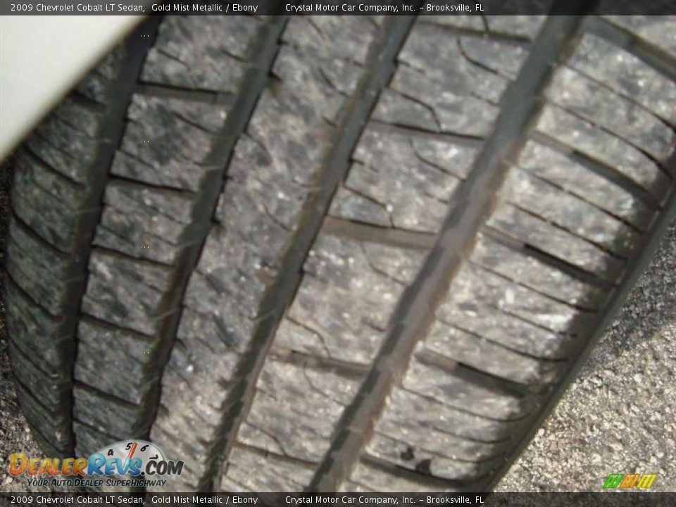 2009 Chevrolet Cobalt LT Sedan Gold Mist Metallic / Ebony Photo #14