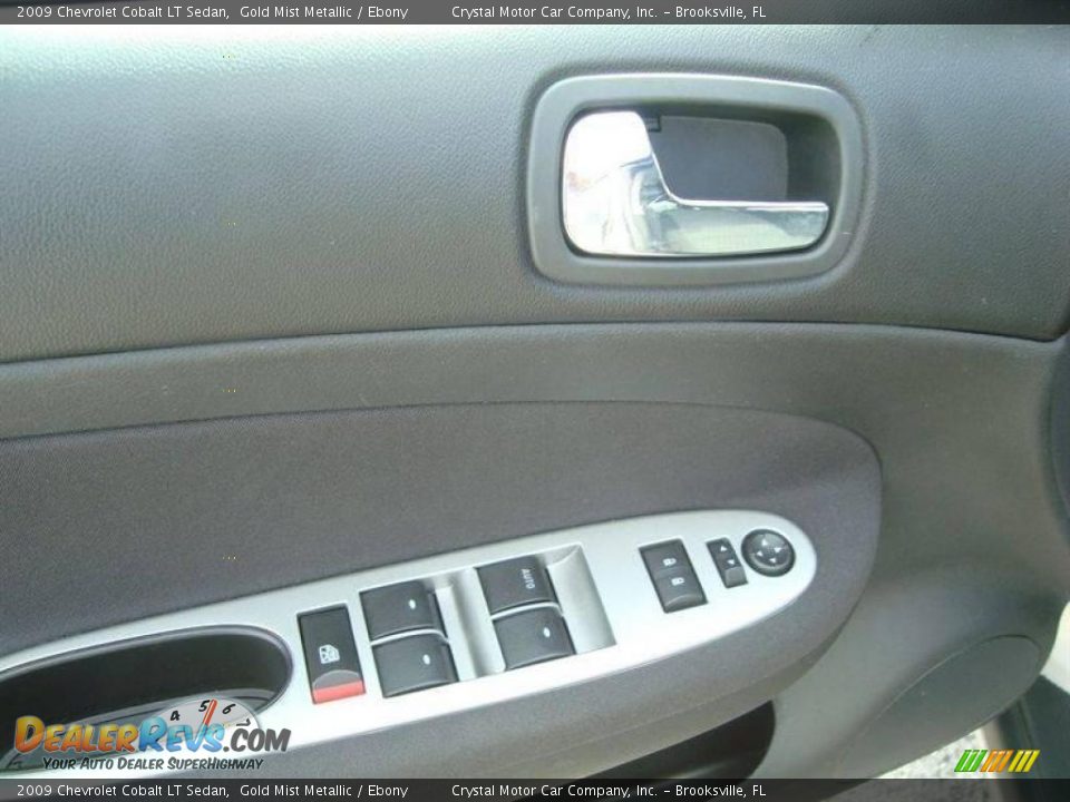 2009 Chevrolet Cobalt LT Sedan Gold Mist Metallic / Ebony Photo #16