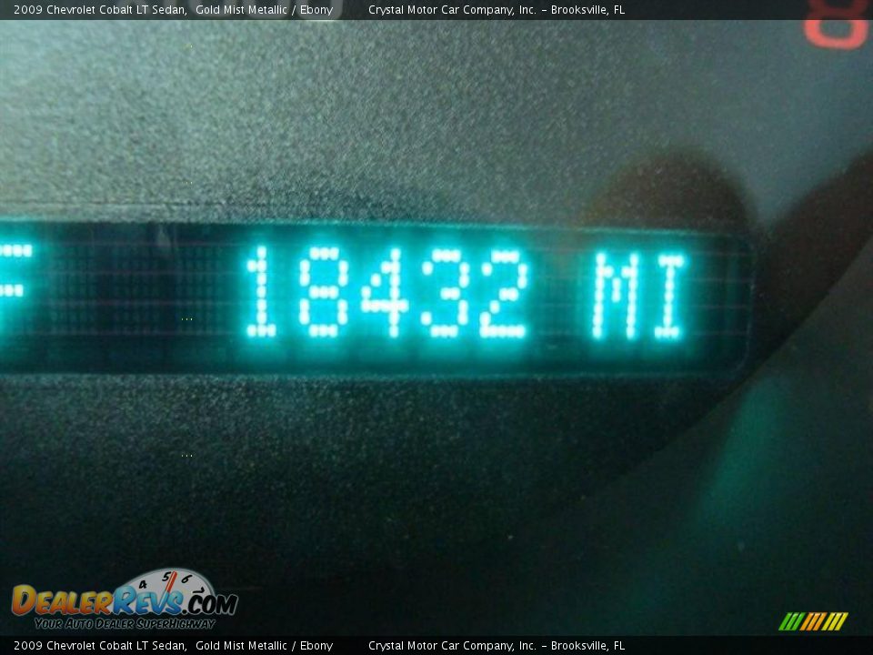 2009 Chevrolet Cobalt LT Sedan Gold Mist Metallic / Ebony Photo #17