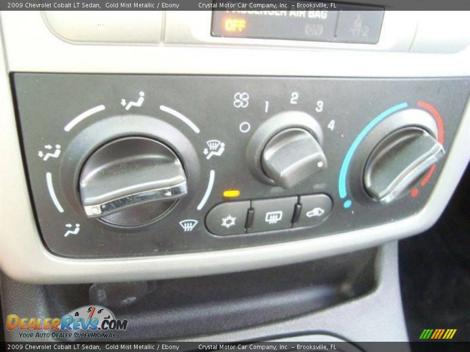 2009 Chevrolet Cobalt LT Sedan Gold Mist Metallic / Ebony Photo #19