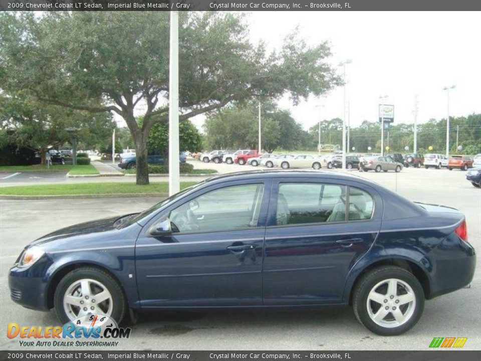 2009 Chevrolet Cobalt LT Sedan Imperial Blue Metallic / Gray Photo #2