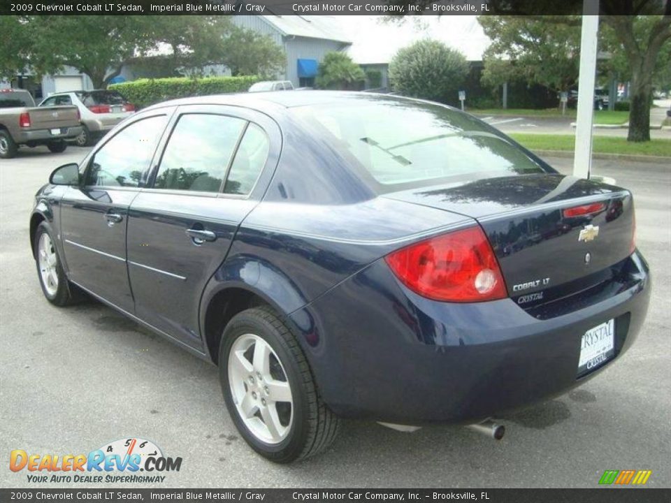 2009 Chevrolet Cobalt LT Sedan Imperial Blue Metallic / Gray Photo #3
