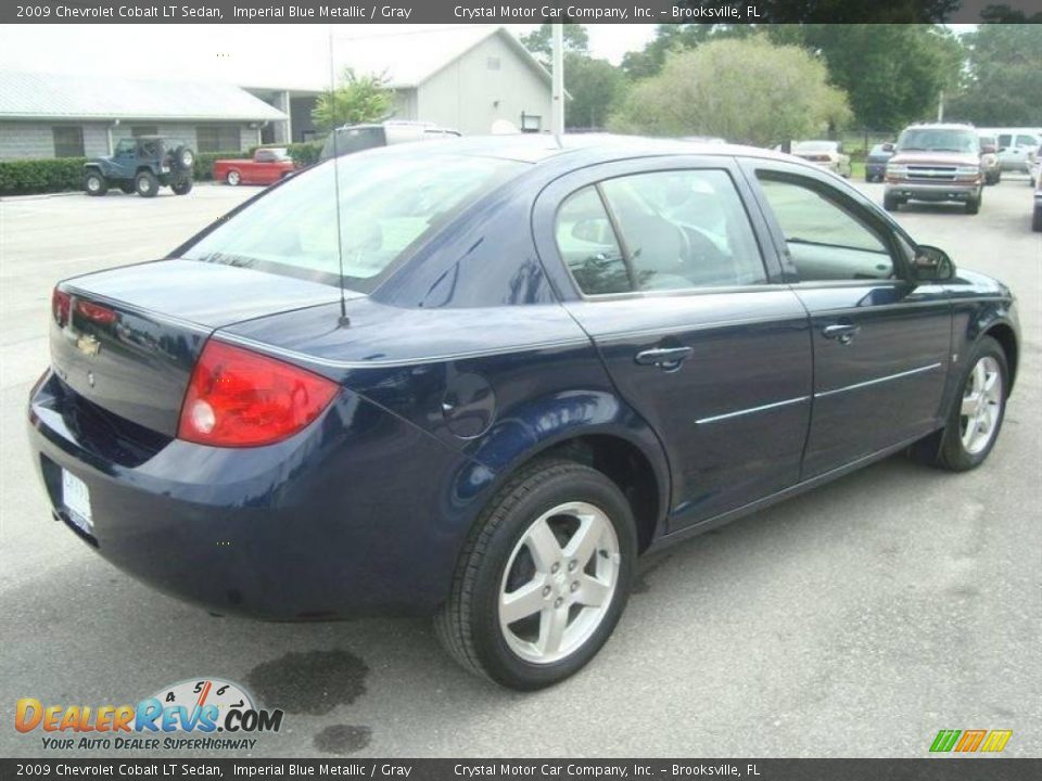 2009 Chevrolet Cobalt LT Sedan Imperial Blue Metallic / Gray Photo #8