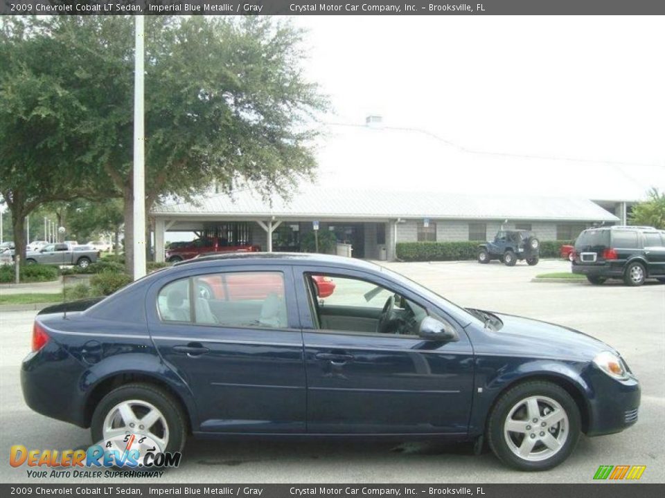 2009 Chevrolet Cobalt LT Sedan Imperial Blue Metallic / Gray Photo #9
