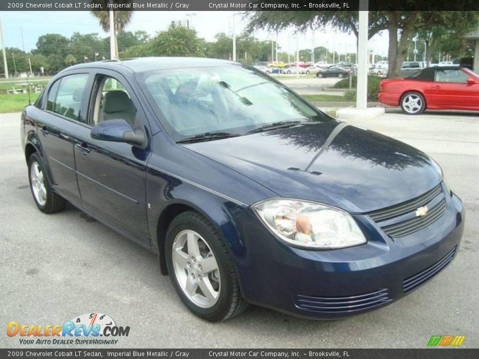 2009 Chevrolet Cobalt LT Sedan Imperial Blue Metallic / Gray Photo #10