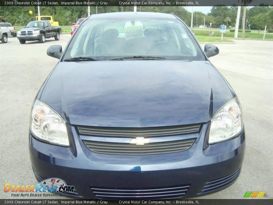 2009 Chevrolet Cobalt LT Sedan Imperial Blue Metallic / Gray Photo #12