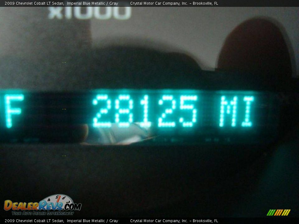 2009 Chevrolet Cobalt LT Sedan Imperial Blue Metallic / Gray Photo #17