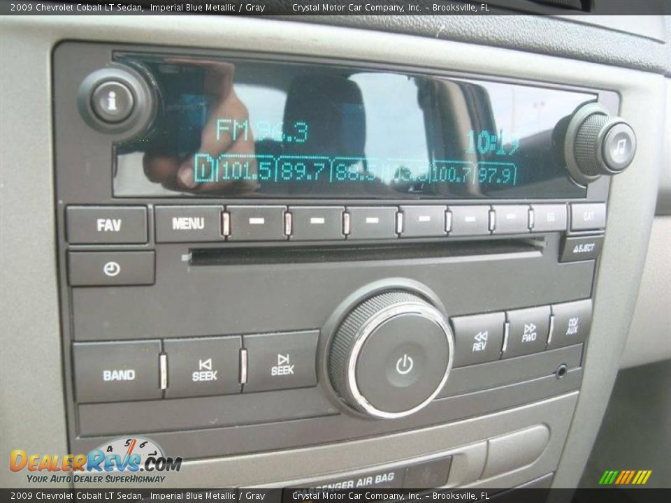 2009 Chevrolet Cobalt LT Sedan Imperial Blue Metallic / Gray Photo #18