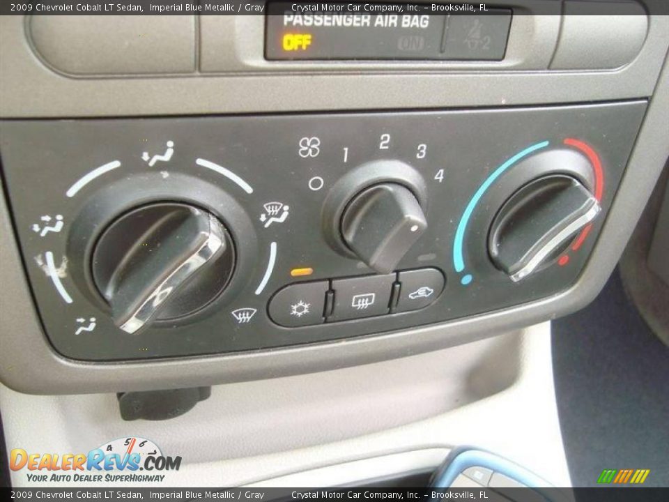 2009 Chevrolet Cobalt LT Sedan Imperial Blue Metallic / Gray Photo #19