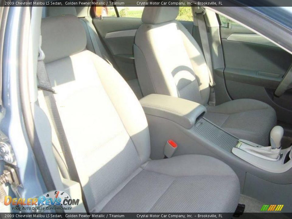 2009 Chevrolet Malibu LS Sedan Golden Pewter Metallic / Titanium Photo #11