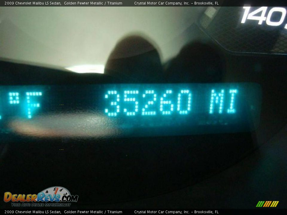 2009 Chevrolet Malibu LS Sedan Golden Pewter Metallic / Titanium Photo #17