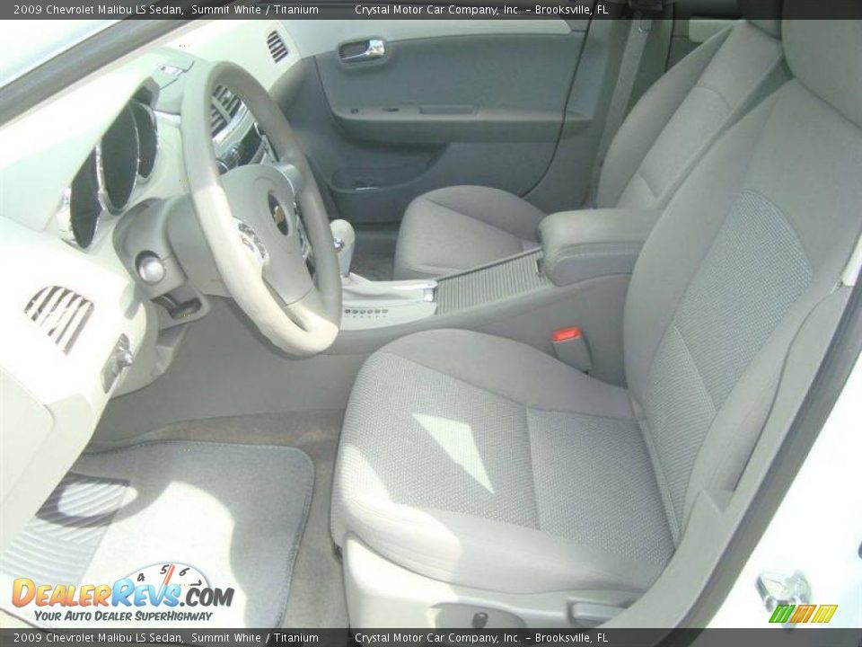 2009 Chevrolet Malibu LS Sedan Summit White / Titanium Photo #4
