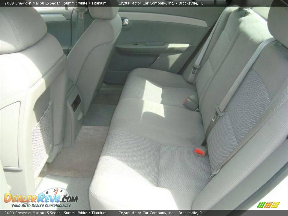 2009 Chevrolet Malibu LS Sedan Summit White / Titanium Photo #5
