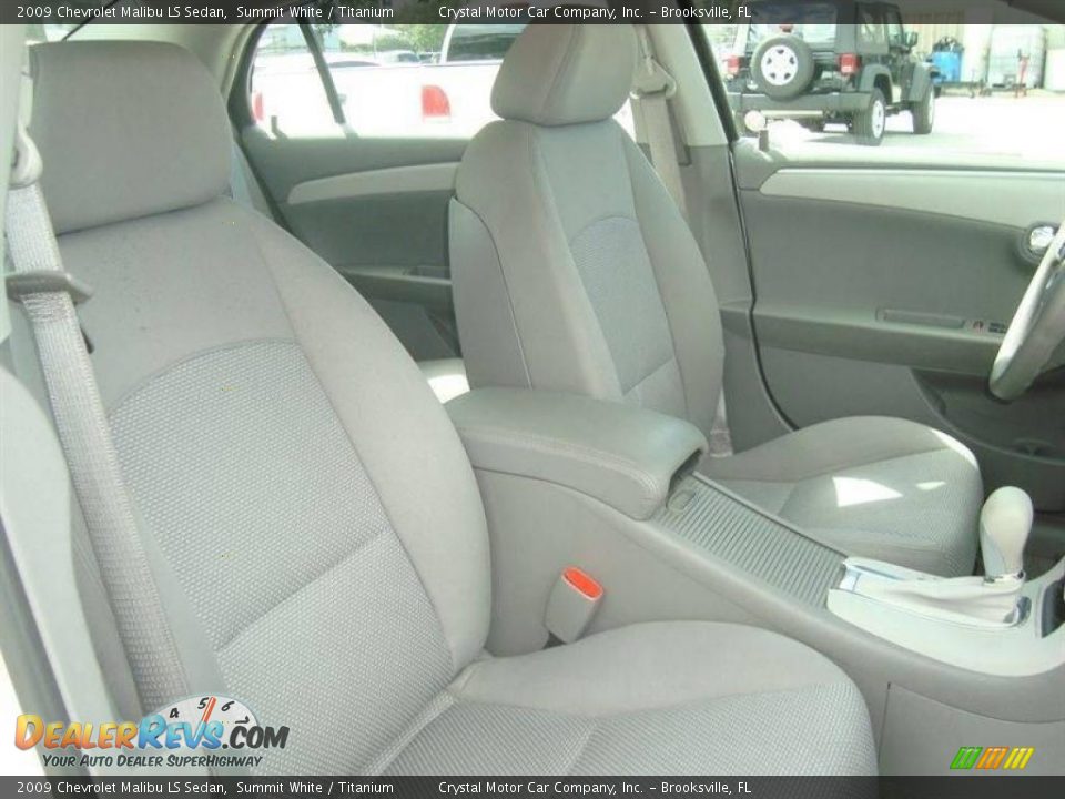 2009 Chevrolet Malibu LS Sedan Summit White / Titanium Photo #11
