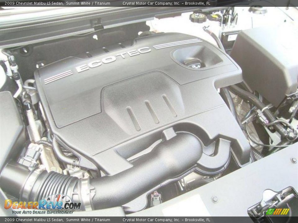 2009 Chevrolet Malibu LS Sedan Summit White / Titanium Photo #15