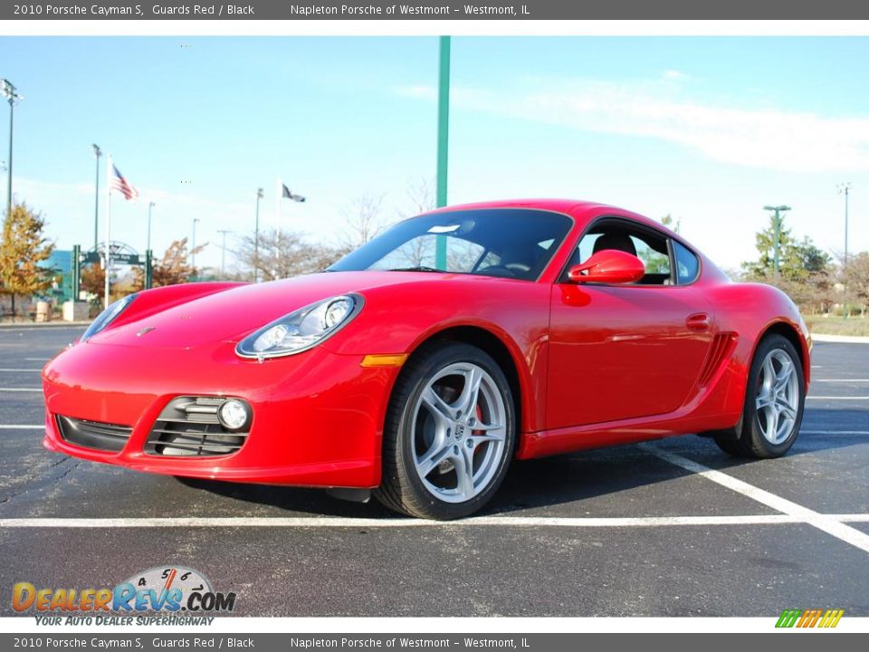 2010 Porsche Cayman S Guards Red / Black Photo #1