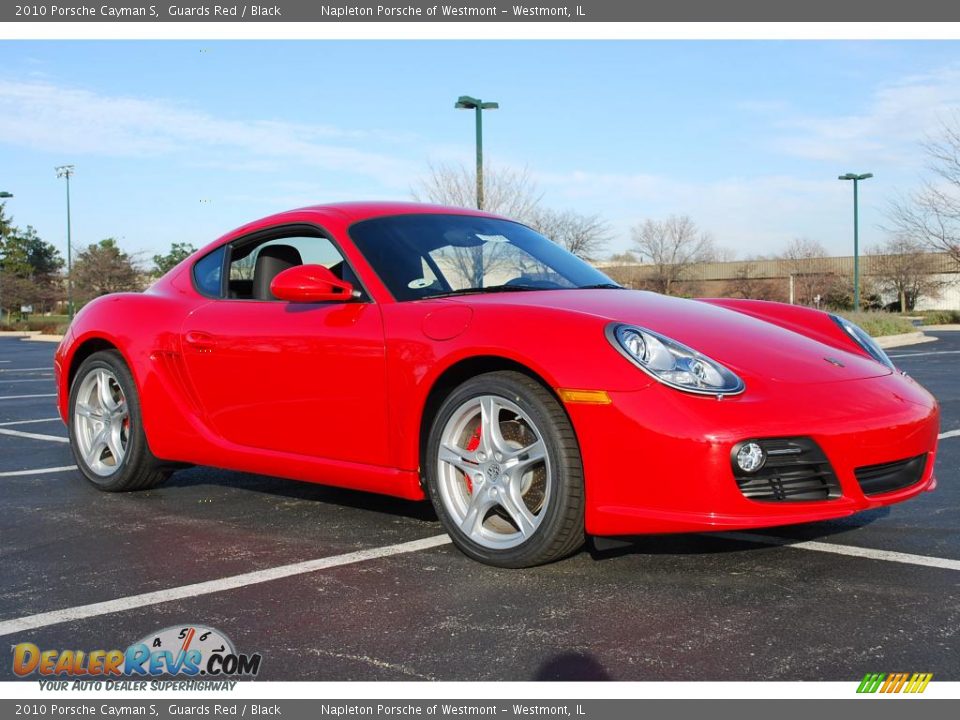 2010 Porsche Cayman S Guards Red / Black Photo #3